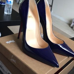 Christian Louboutins purple pop so Kate’s!!